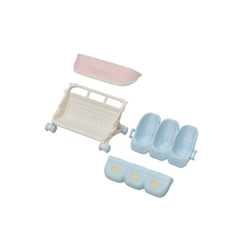 Triplets Stroller - Sylvanian Families (Version Japonesa)