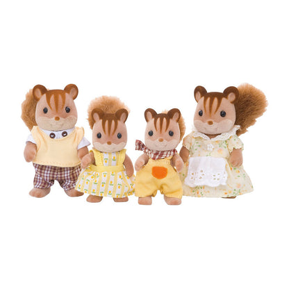 Walnut Squirrel Family - Sylvanian Families (Version Japonesa)