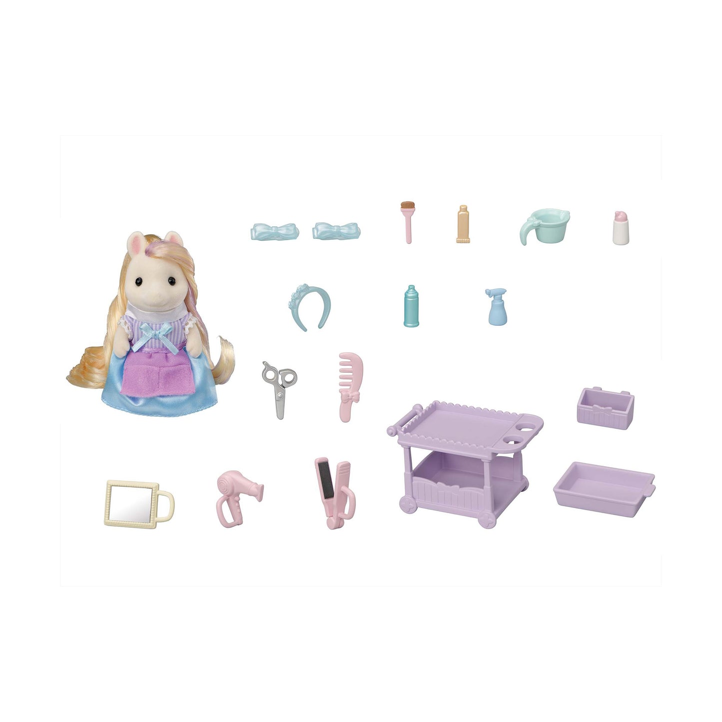 Fashionable Pony Hairdresser Set - Sylvanian Families (Version Japonesa)