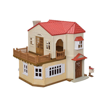 Large House with Red Roof The Attic is a Secret Room - Sylvanian Families (Version Japonesa)