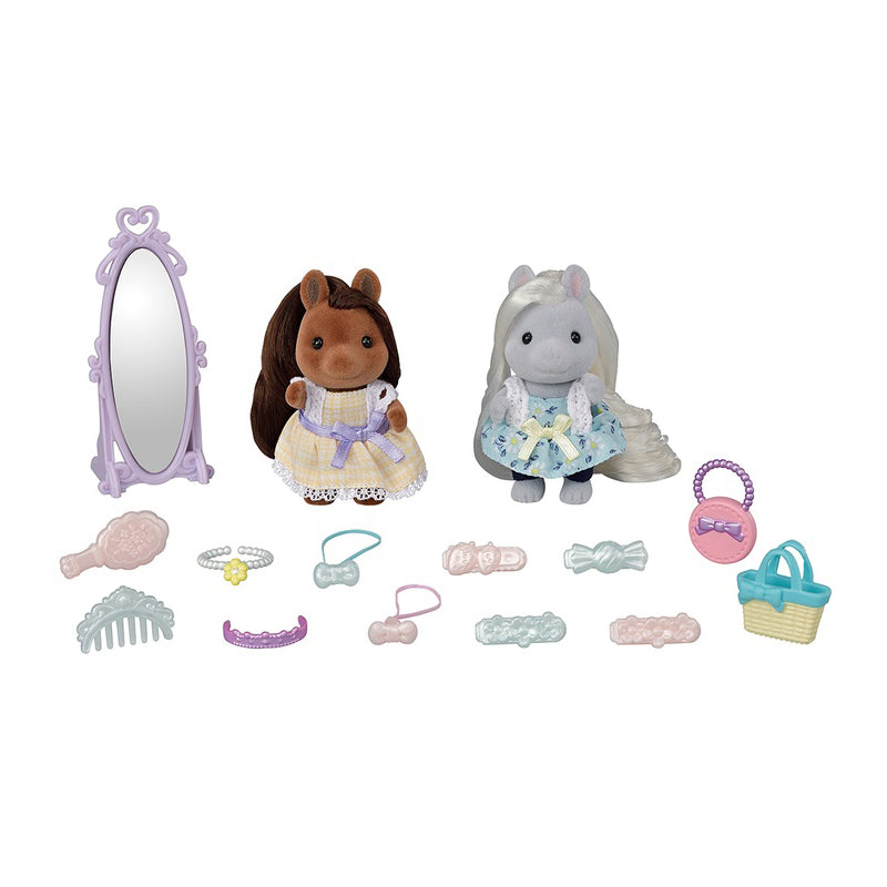 Fashionable Pony Friends Set - Sylvanian Families (Version Japonesa)