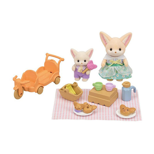 Nakayoshi Picnic Set-Fennec Brothers - Sylvanian Families (Version Japonesa)