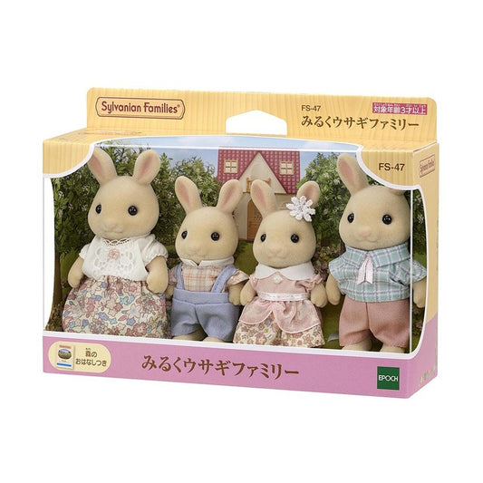 Milk Rabbit Family - Sylvanian Families (Version Japonesa)