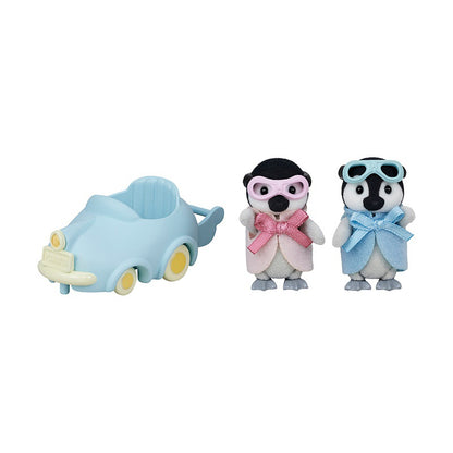 Penguins Baby Friend Cart Set - Sylvanian Families (Version Japonesa)
