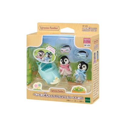 Penguins Baby Friend Cart Set - Sylvanian Families (Version Japonesa)