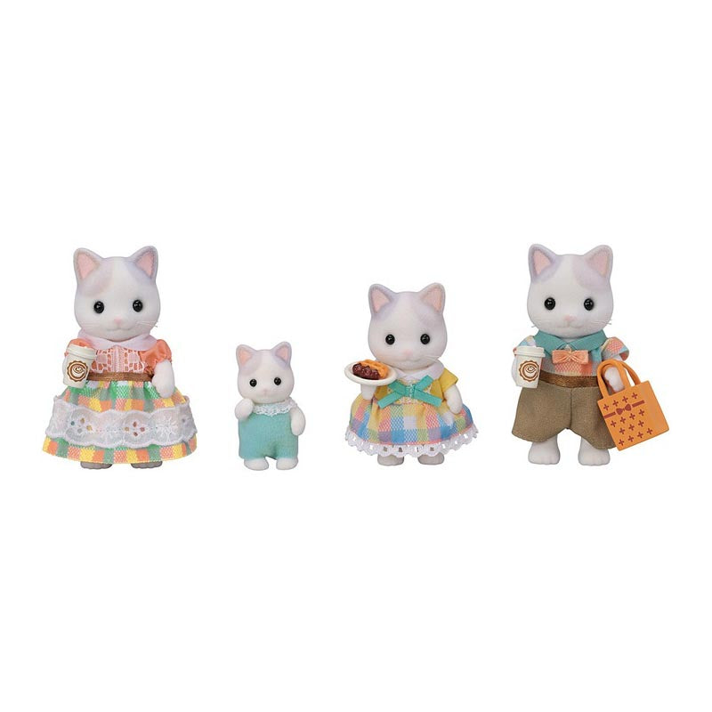 Latte Cat Family - Sylvanian Families (Version Japonesa)