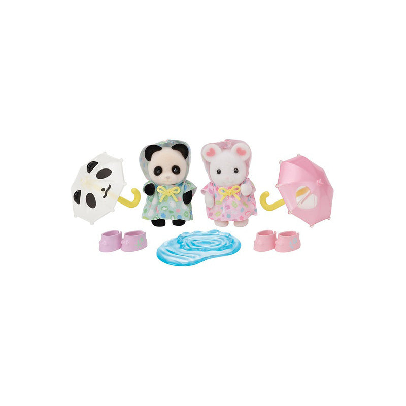 Friendly Baby Set Rain Furi - Sylvanian Families (Version Japonesa)