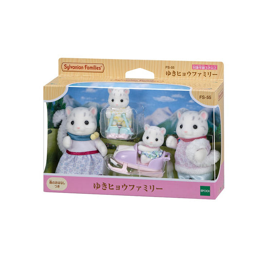 Snow Leopard Family - Sylvanian Families (Version Japonesa)