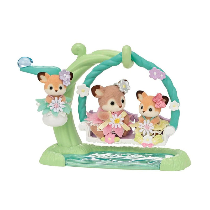 Deer Baby - Waterside Friendship Swing Set - - Sylvanian Families (Version Japonesa)