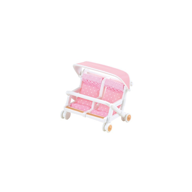 Double Pushchair (Twin Stroller) - Sylvanian Families (Version Japonesa)