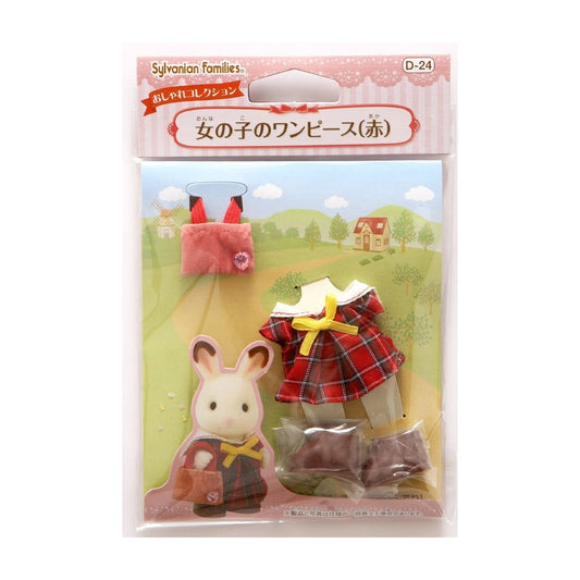 Sister One-Piece Dress Red - Sylvanian Families (Version Japonesa)