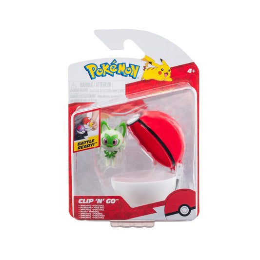 Clip n Go: Sprigatito Poke ball - Pokemon