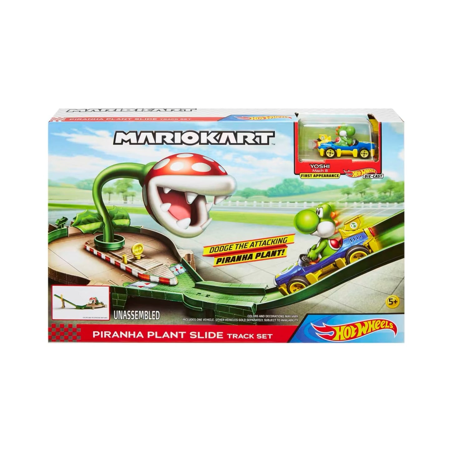 Piranha Plant Slide Track Set - Hot Wheels