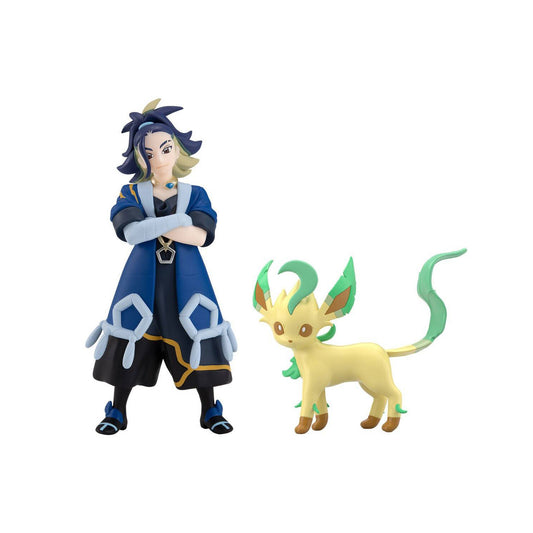 Pokemon Scale World Hisui - Adaman & Leafeon