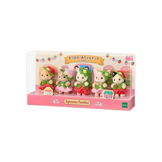 Baby Strawberry Doll Set - Sylvanian Families (Version Japonesa)