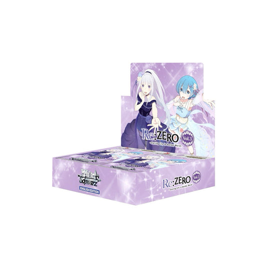 Re ZERO Starting Life in Another World Vol 3 (12 Boosters) - Bushiroad - Weiss Schwarz
