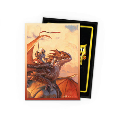 The Adameer - Signature Series - Matte Dual Art Sleeves - Micas Dragon Shield Standard (100pz)