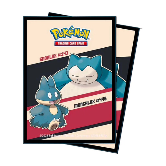 Micas Ultra PRO Snorlax & Munchlax 65 pz Pokémon