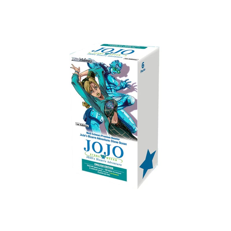 JoJos Bizarre Adventure: Stone Ocean - Premium Booster Pack (6 Boosters) - Bushiroad - Weiss Schwarz