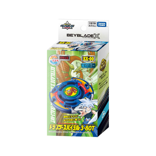 BX-00 Booster Dranzer Spiral 3-80T - Beyblade X (Version Japonesa)