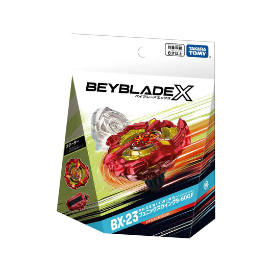 BX-23 Starter Phoenix Wing 9-60GF - Beyblade X (Version Japonesa)