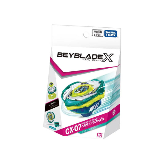 CX-07 Starter Pegasus Blast ATr - Beyblade X (Version Japonesa)