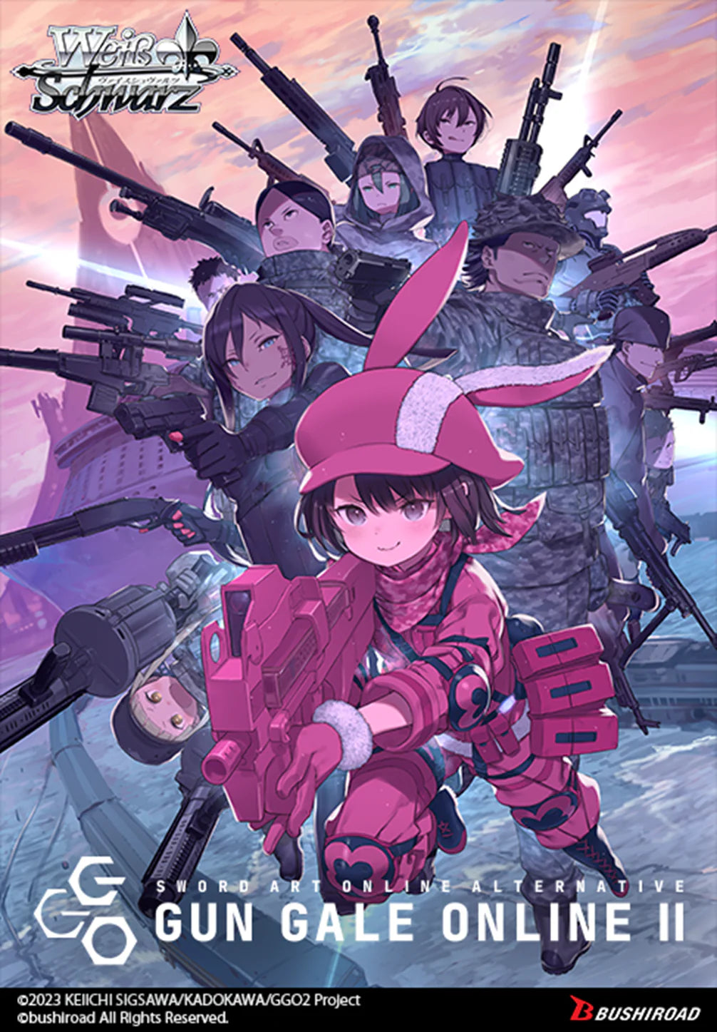 Sword Art Online Gun Gale Online II - Extra Booster Pack (6 Boosters) - Bushiroad - Weiss Schwarz