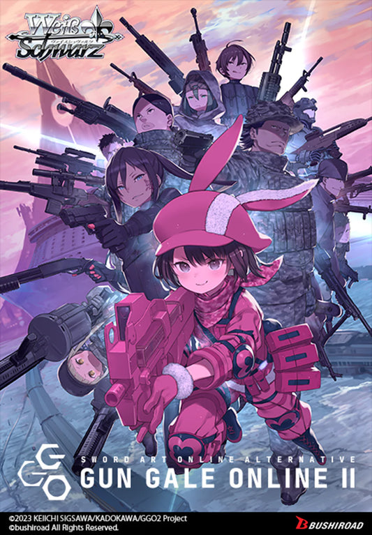 Sword Art Online Gun Gale Online II - Extra Booster Pack (6 Boosters) - Bushiroad - Weiss Schwarz