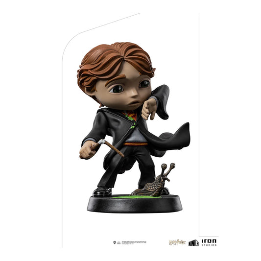 Statue Harry Potter - Ron Weasley Con Varita Rota (8 pulgadas) - MiniCo - Iron Studios
